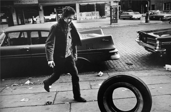 Bob Dylan Kicking Tire 1963